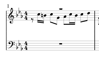 Notenblatt - exportierter Bereich