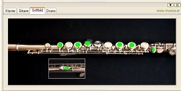 Ludwig zeigt Griffbilder in Echtzeit für Gitarre, Klavier und viele andere Instrumente