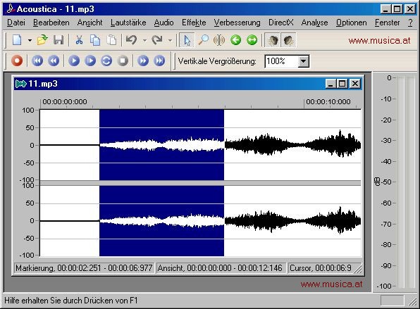 Acoustica ist ein universelles Audio-Bearbeitungsprogramm, das eine Vielzahl von hochqualitativen Audio-Tools und Effekten beinhaltet. 