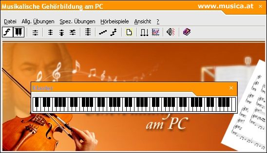 Musikalische Gehörbildung am PC - Dreiklänge, Akkorde, Intervalle erkennen und bestimmen. Der interaktive Trainingspartner für Schüler, Studenten, Musiker