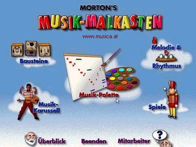 Mortons Musik-Malkasten  - Musik-Malprogramm für Kinder 